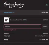 WELCOME10 coupon verification screenshot