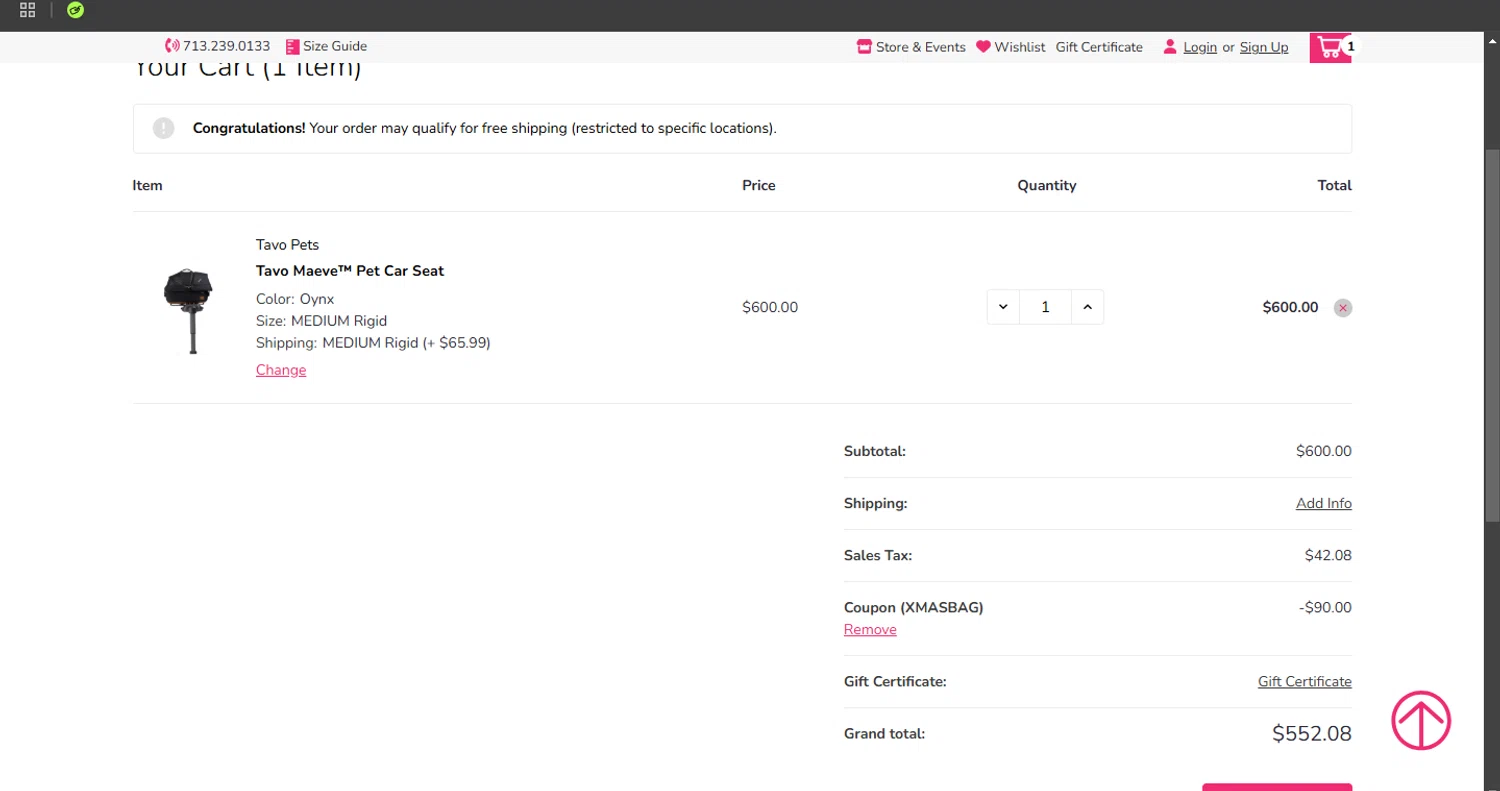 Funny Fur checkout page showing Funny Fur promo code box | Screenshot taken by SimplyCodes community member on Dec 17, 2024