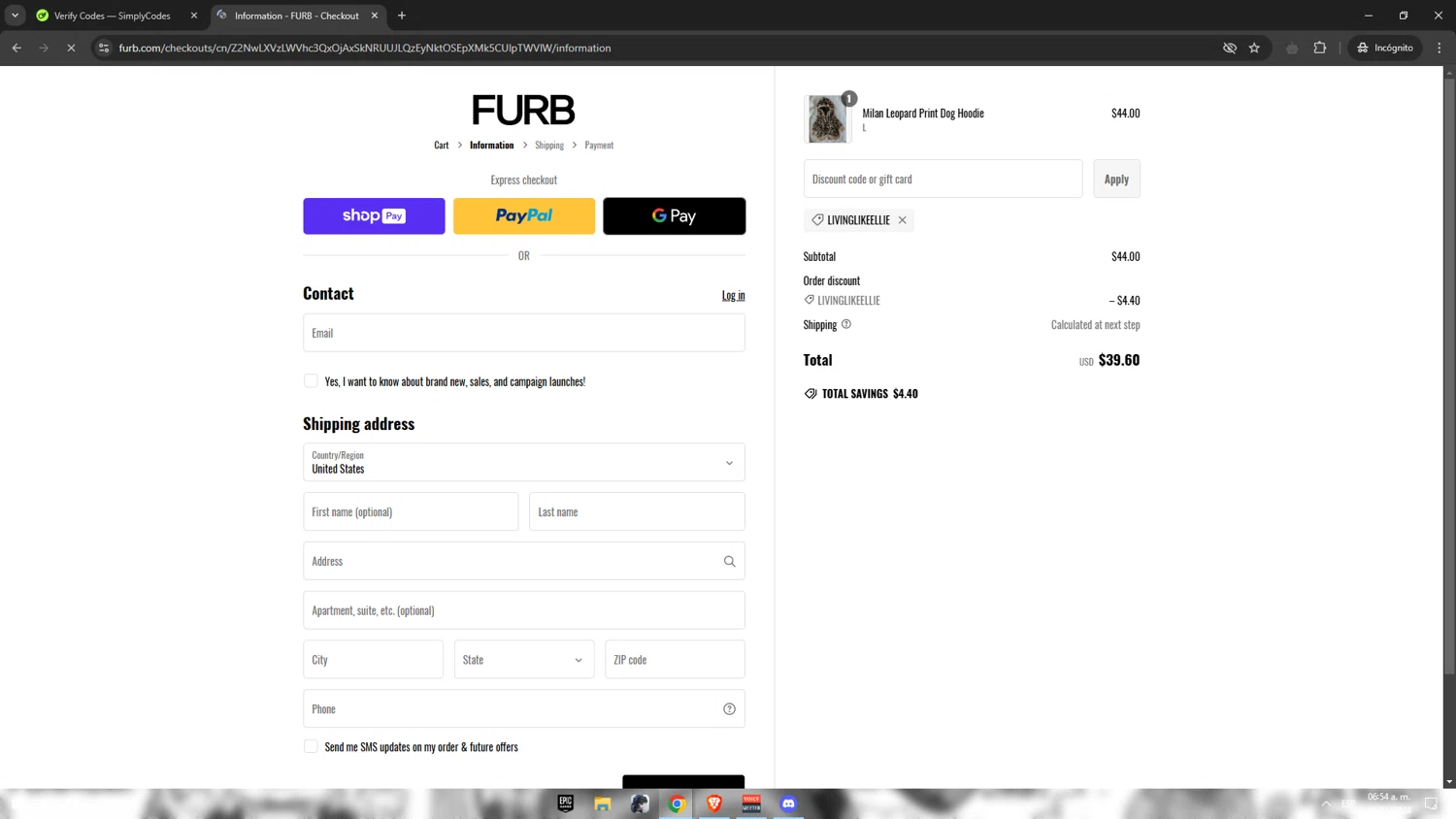 how to use FURB coupons