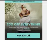 PETDAY coupon verification screenshot