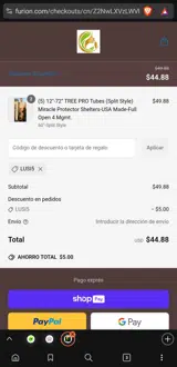 LUSI5 coupon verification screenshot