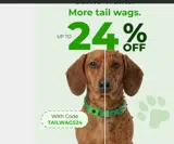 TAILWAGS24 coupon verification screenshot