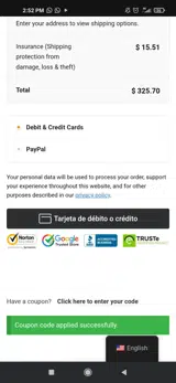 summervuz coupon verification screenshot