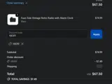 10OFF coupon verification screenshot