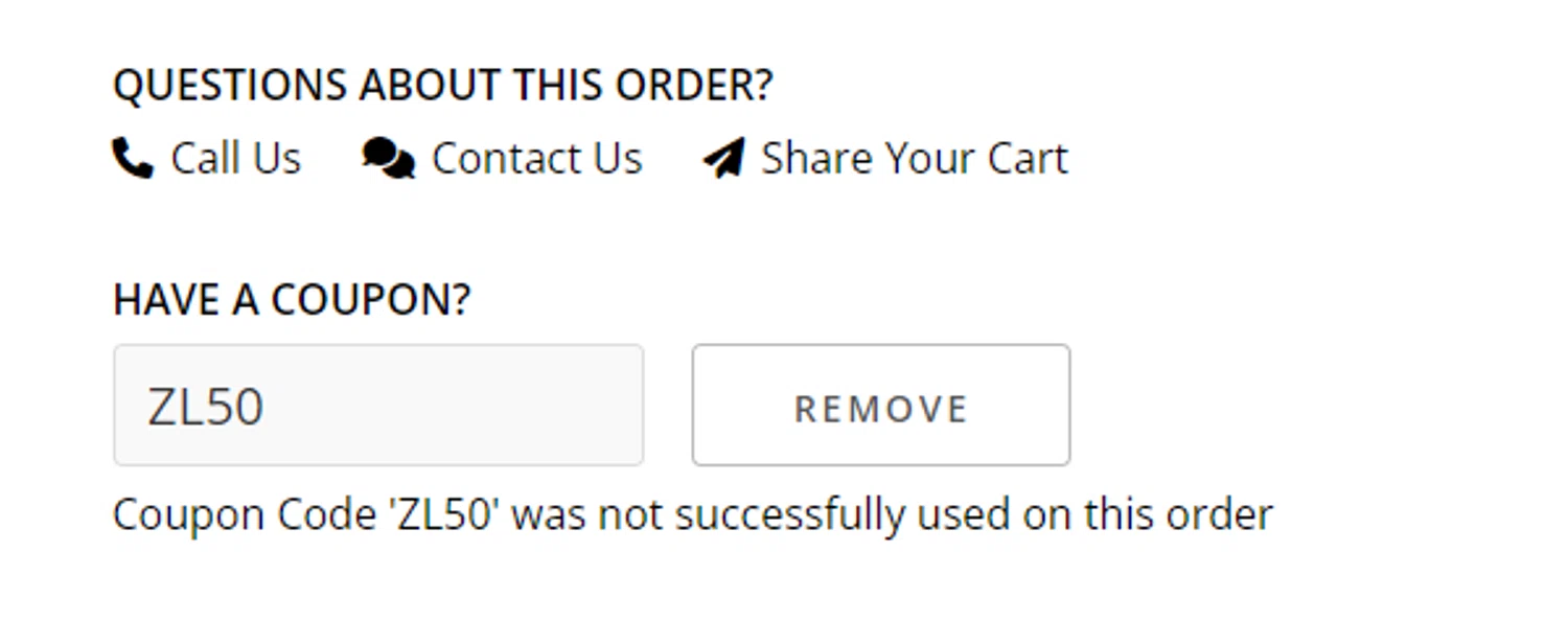 FutonLand promo code screenshot showing code Zl50 applied at FutonLand checkout page. Uploaded by SimplyCodes community member CrownPilot9171 on Mar 5, 2025