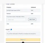 THANKS30 coupon verification screenshot