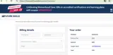 FSA15 coupon verification screenshot