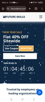 Newyear coupon verification screenshot