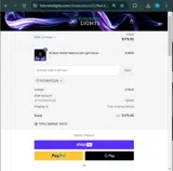 Futuristic Lights coupon verification screenshot