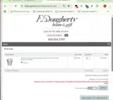 FX Dougherty coupon verification screenshot