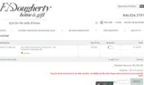 FX Dougherty coupon verification screenshot