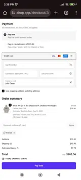 FXFAN coupon verification screenshot
