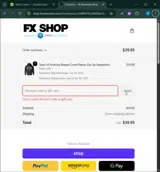 COZY10 coupon verification screenshot