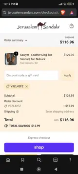 FXN15DFXPKGMV coupon verification screenshot