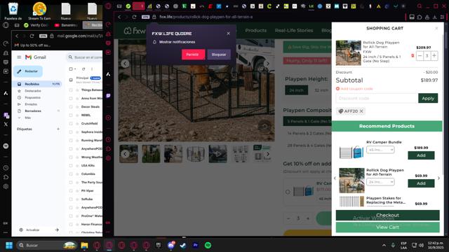FXW checkout page showing FXW coupon code box | Screenshot taken by SimplyCodes community member on Sep 10, 2025