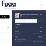 Fygg coupon verification screenshot