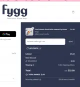 Fygg coupon verification screenshot