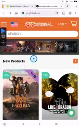 G2MY coupon verification screenshot
