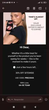 PRECIOUS coupon verification screenshot