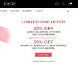 GADE20 coupon verification screenshot