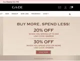 GADE20 coupon verification screenshot