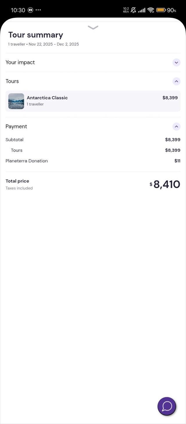 G Adventures checkout page showing G Adventures coupon code box | Screenshot taken by SimplyCodes community member on Sep 3, 2025
