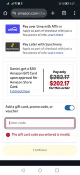 GAFLYSUB10 coupon verification screenshot