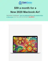 ALLMACS coupon verification screenshot