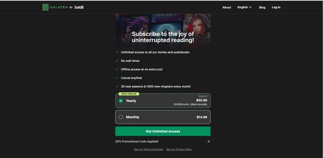 Galatea checkout page showing Galatea promo code box | Screenshot taken by SimplyCodes community member on Sep 11, 2025