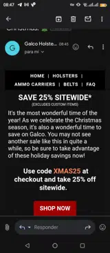XMAS25 coupon verification screenshot