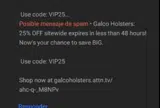 vip25 coupon verification screenshot
