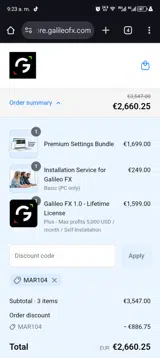 MAR104 coupon verification screenshot