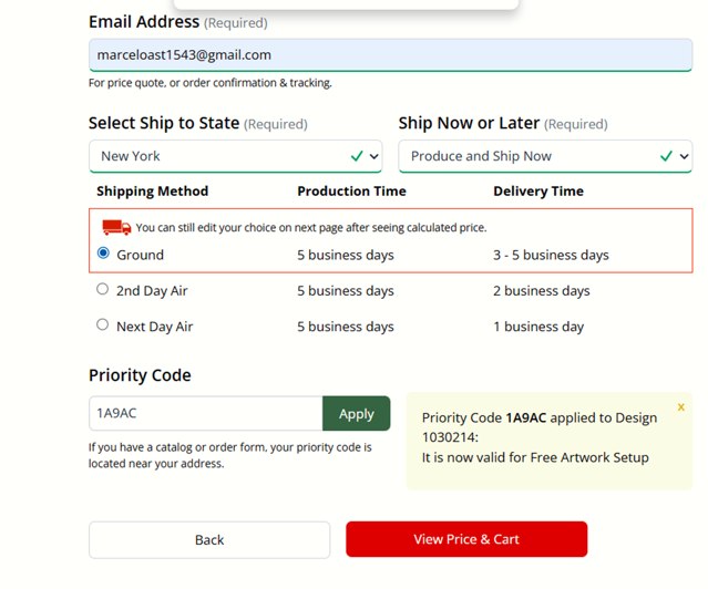 The Gallery Collection checkout page showing The Gallery Collection promo code box | Screenshot taken by SimplyCodes community member on Aug 21, 2025