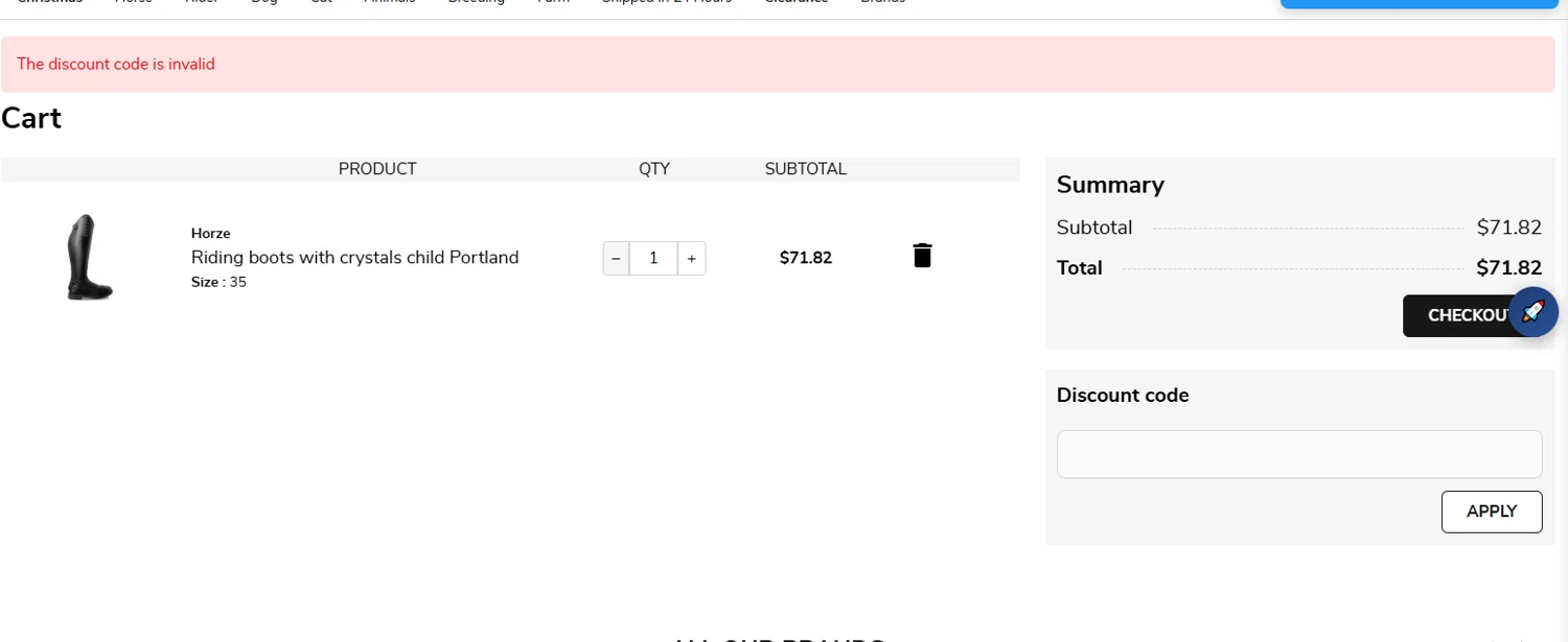 Gallop-Store promo code screenshot showing code 10MORE applied at Gallop-Store checkout page. Uploaded by SimplyCodes community member Kuromi on Dec 5, 2025