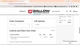 Gallow Technologies coupon verification screenshot