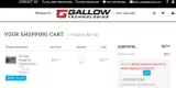 Gallow Technologies coupon verification screenshot
