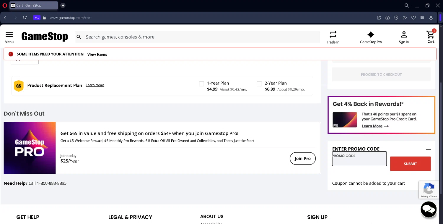 GameStop promo code screenshot showing code 20%ExtraTradeCredit applied at GameStop checkout page. Uploaded by SimplyCodes community member RoyalMaverick7546 on Jul 23, 2025