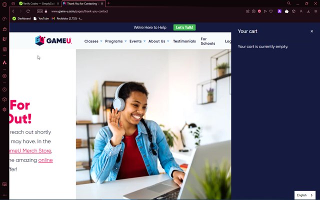 GameU checkout page showing GameU promo code box | Screenshot taken by SimplyCodes community member on Jun 12, 2024
