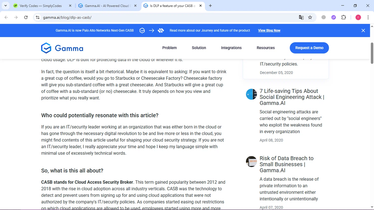 Gamma.AI promo code screenshot showing code MOM20 applied at Gamma.AI checkout page. Uploaded by SimplyCodes community member Ronny50 on May 10, 2025