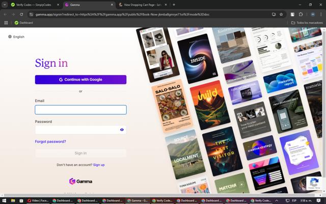 Gamma App checkout page showing Gamma App promo code box | Screenshot taken by SimplyCodes community member on Nov 11, 2024