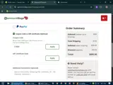 CYBER coupon verification screenshot