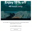 flash15 coupon verification screenshot