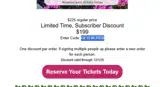 GETEXCITED coupon verification screenshot