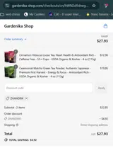 ZHANDRIK coupon verification screenshot