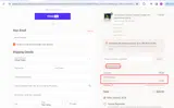 WELCOME10 coupon verification screenshot