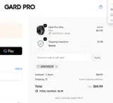 Gard Pro coupon verification screenshot