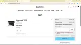 Garmin coupon verification screenshot
