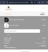 Garry N Sun coupon verification screenshot