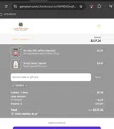 Garry N Sun coupon verification screenshot