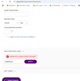 MERRYJULY coupon verification screenshot